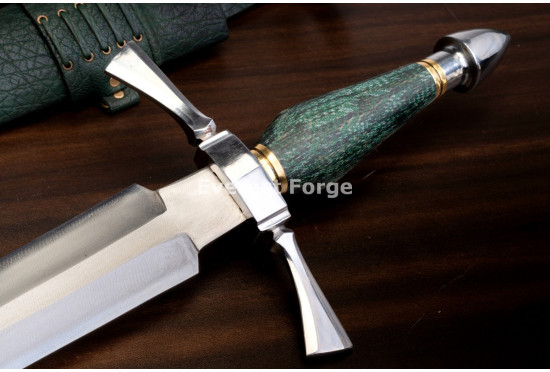 Hand-Forged Arming Sword, Trumpet Quillons
