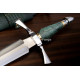 Hand-Forged Arming Sword, Trumpet Quillons