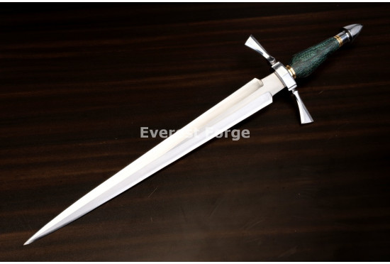 Hand-Forged Arming Sword, Trumpet Quillons