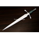 Hand-Forged Arming Sword, Trumpet Quillons