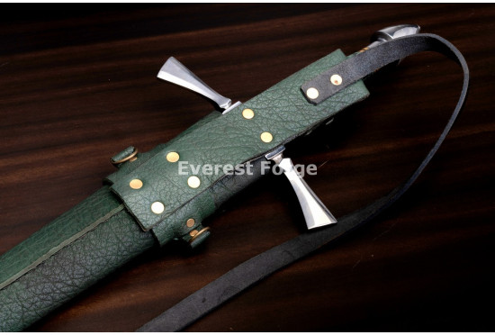 Hand-Forged Arming Sword, Trumpet Quillons