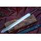 Hand-Forged Maasai Seme Sword – Full-Tang 5160 Leaf-Shaped Blade