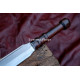 Hand-Forged Maasai Seme Sword – Full-Tang 5160 Leaf-Shaped Blade