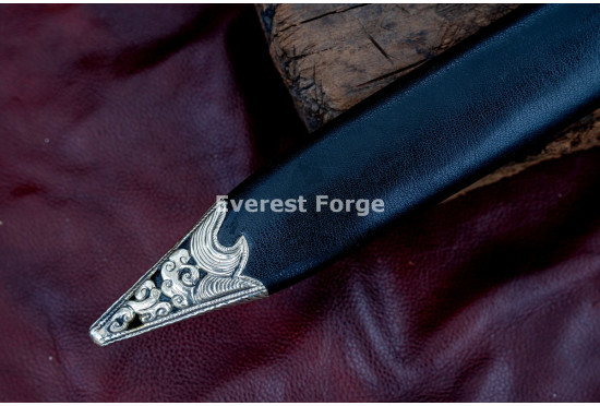 Hand-Forged Maasai Seme Sword – Full-Tang 5160 Leaf-Shaped Blade
