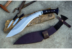 Angkhola Guardian Khukuri – 14 Inch Grooved-Body Traditional Kukri