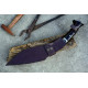 Angkhola Guardian Khukuri – 14 Inch Grooved-Body Traditional Kukri