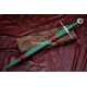 Hand-Forged Medieval Arming Sword, Celtic Knotwork
