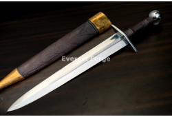 Hand-Forged Quillon Dagger, Ball Pommel