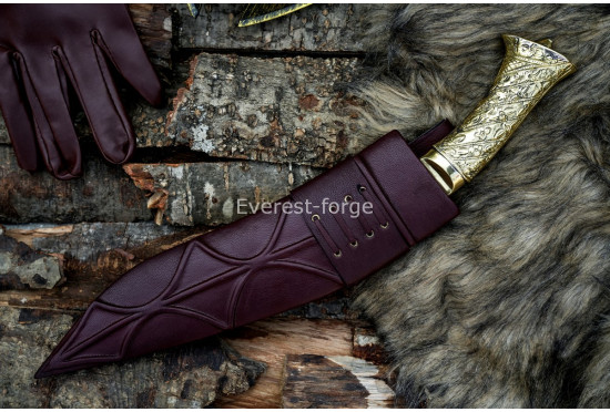 Brass Handle Angkhola Kukri–Khukuri 
