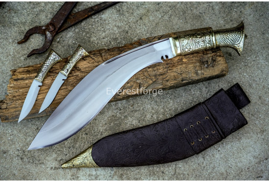 BRASS HANDLE DUI CHIRRA KUKRI