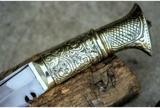 BRASS HANDLE DUI CHIRRA KUKRI