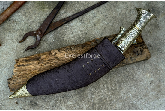 BRASS HANDLE DUI CHIRRA KUKRI
