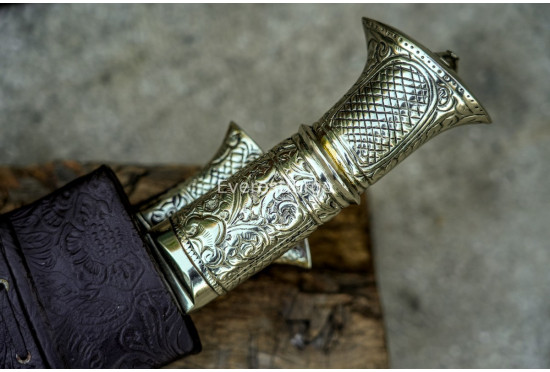 BRASS HANDLE DUI CHIRRA KUKRI