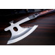 Hand-Forged Bearded Axe, Full Tang Rosewood Handle