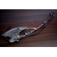 Hand-Forged Bearded Axe, Full Tang Rosewood Handle