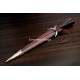 Hand-Forged Bollock Dagger, Fluted Pommel