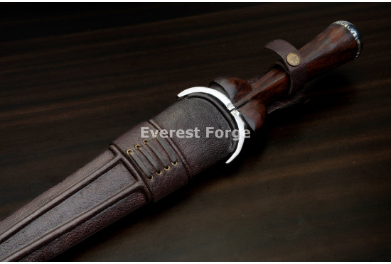 Hand-Forged Bollock Dagger, Twin Fullers