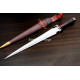 Hand-Forged Bollock Dagger, Steel Lobed Hilt