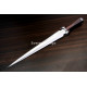 Hand-Forged Bollock Dagger, Steel Lobed Hilt