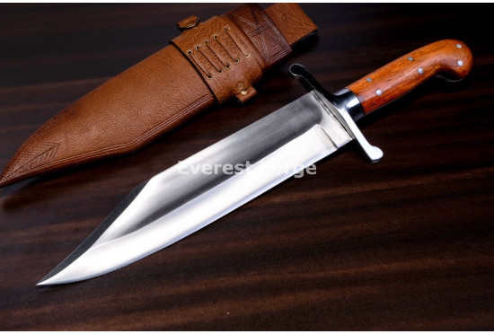 Hand-Forged Classic Bowie Knife, Full Tang