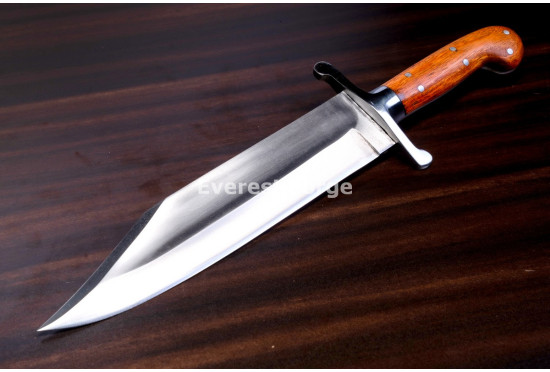 Hand-Forged Classic Bowie Knife, Full Tang