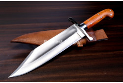 Hand-Forged Classic Bowie Knife, Full Tang