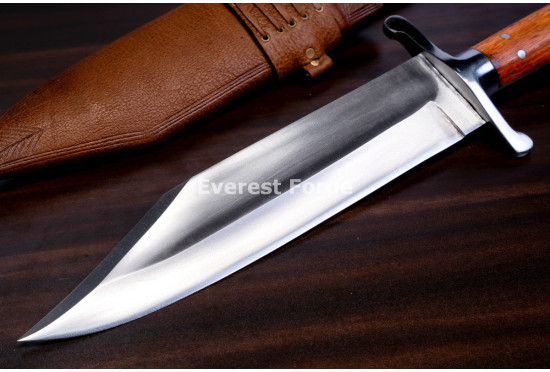Hand-Forged Classic Bowie Knife, Full Tang