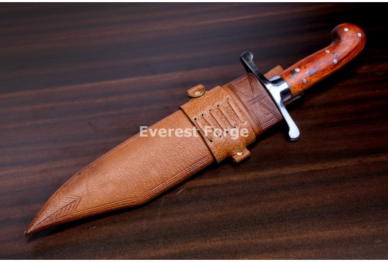 Hand-Forged Classic Bowie Knife, Full Tang