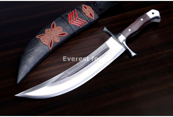 Hand-Forged Bowie Knife, Crossguard Hilt