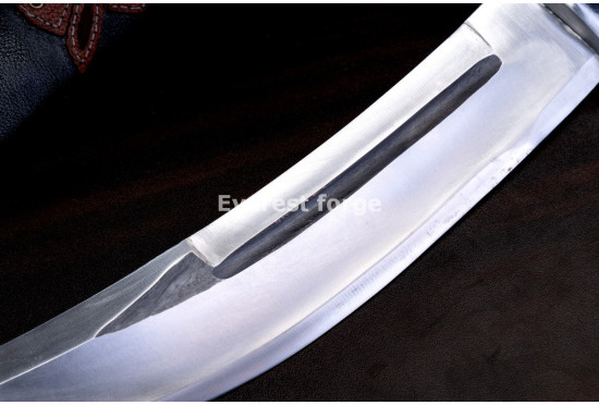 Hand-Forged Bowie Knife, Crossguard Hilt