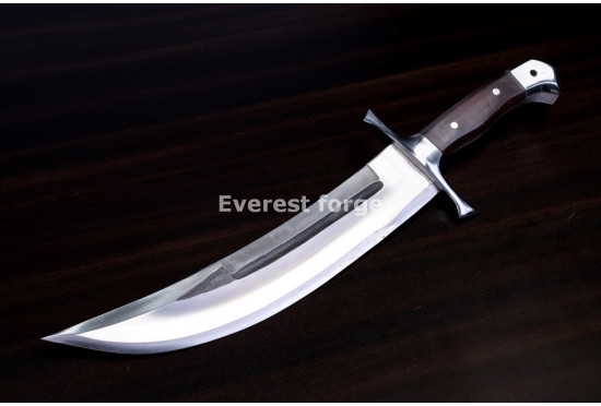 Hand-Forged Bowie Knife, Crossguard Hilt