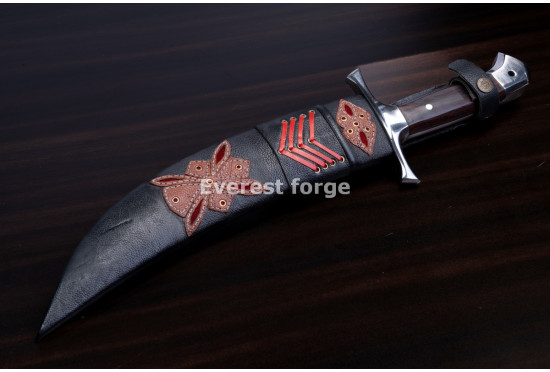Hand-Forged Bowie Knife, Crossguard Hilt