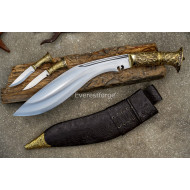 BRASS HANDLE  ANGKHOLA  KUKRI