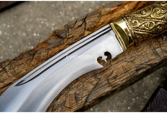 BRASS HANDLE  ANGKHOLA  KUKRI