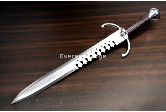 Hand-Forged Sword Breaker Dagger