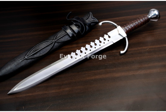 Hand-Forged Sword Breaker Dagger