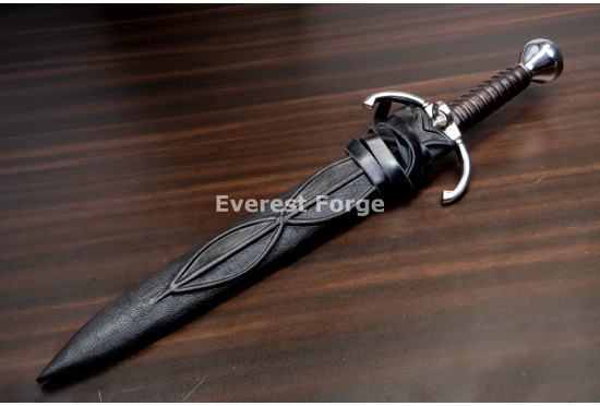 Hand-Forged Sword Breaker Dagger