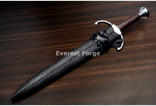 Hand-Forged Sword Breaker Dagger