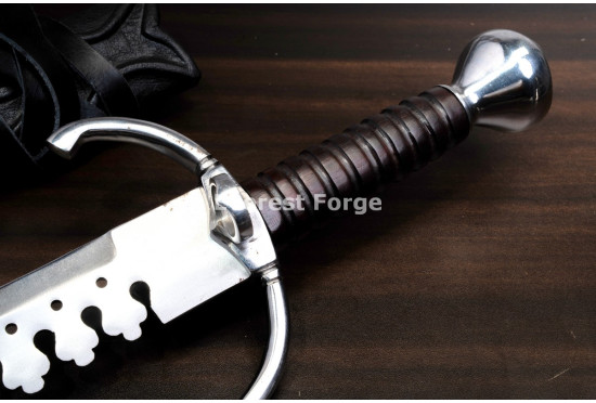 Hand-Forged Sword Breaker Dagger