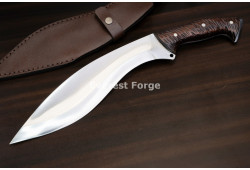 Hand-Forged Bushcraft Kukri, Full Tang