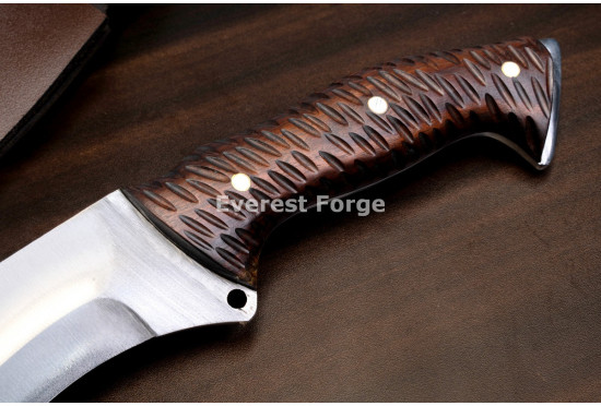 Hand-Forged Bushcraft Kukri, Full Tang