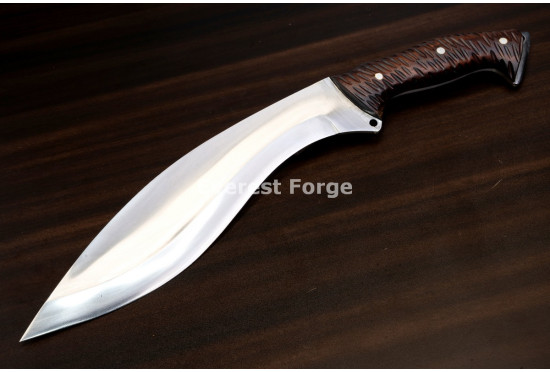 Hand-Forged Bushcraft Kukri, Full Tang