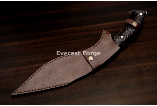 Hand-Forged Bushcraft Kukri, Full Tang