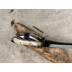 Bushwhacker Cutlass - Hand-Forged Recurved Clip-Point Sword with Bone Hilt