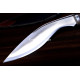 Hand-Forged Kukri Knife, Carved Grip