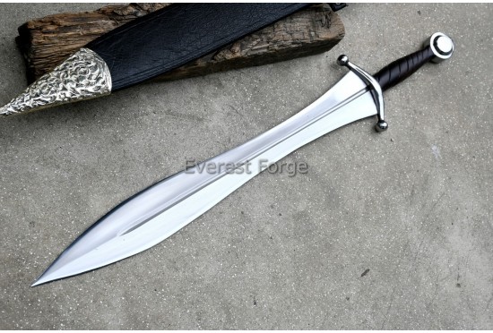 Celtic Leaf Sword-disc pommel