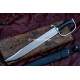 Civil War D-Guard Bowie Knife – Hand-Forged Full-Tang 5160 Clip-Point Blade