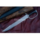 Civil War D-Guard Bowie Knife – Hand-Forged Full-Tang 5160 Clip-Point Blade