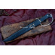 Civil War D-Guard Bowie Knife – Hand-Forged Full-Tang 5160 Clip-Point Blade