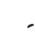Pouch, Zip Black Nylon